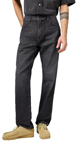 Wrangler Frontier Jeans, Nero, 32W x 32L Uomo
