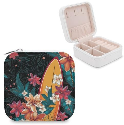 Make-up-Spiegel, Surfbrett und Blumen bedruckter Make-up-Spiegel, tragbarer Make-up-Spiegel, langlebiger Make-up-Spiegel, Büro-Make-up-Spiegel