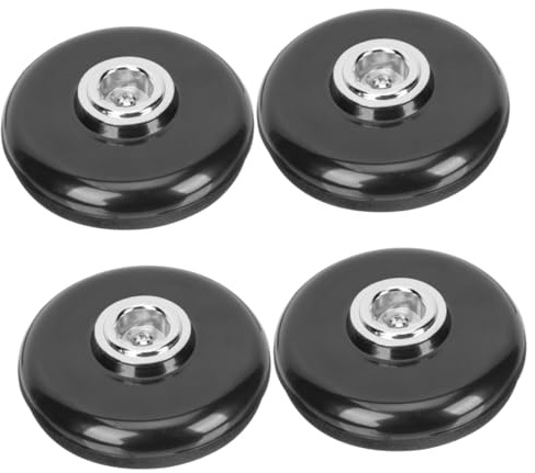 HEMOTON 4 Stück rutschfester Celloständer Stifthalter für Cello Anti-Rutsch-Pads für Stachelrest -Stachelhalter antirutschmatte -Bassanschlag -Pad aus Gummi PVC Black