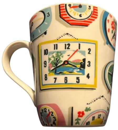 Cath Kidston White Clock Design Stanley Mug