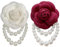 2 Pièces Broche en Laine avec Fleur de Camélia et Perle, Broche en Forme de Fleur de Camélia en Tissu et Perles, Élégantes Épingles Florales pour Femmes, Chapeau, Robe, Chemise, Cravate