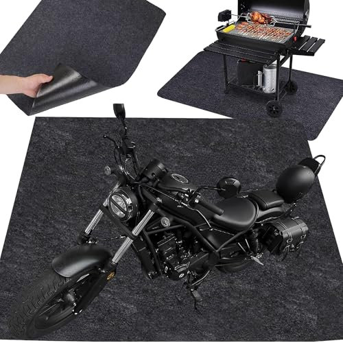 CXAFQ Dunkelgraues Gefühl Badewanne Matte Yoga Bodenschutz Matte, Ölwanne,Sportmatte, Größe 1.8m * 1.03m * 3mm, Rutschdicht Wasserdicht, Schneidbar, Für BBQ, Laufband, Wartung, Yoga