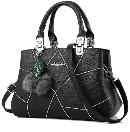 BAFMSREG Damen Handtasche Henkeltasche - Frau PU Leder Schultertasche - Umhängetasche Viele Fächer Zip Multi Taschen- Elegante Tote Shopper - Alltags Mode Arbeit Stadt City