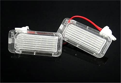 QASULER 2x LED Licence Number Plate Light White Canbus, for 2011+, for ford, Ranger T6 TKE T6.2 RA 2013+ Transit MK8 Transit Custom Connect License Plate Light
