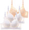Uwdiohq Soutien Gorge Dos Nu, Soutien Gorge Invisible Femme Tour De Cou Brassiere Souple Simple Coton sans Rembourrage Course A Pied Brassière Bleu Marine Trousse Maternité Maman Soitien Armature