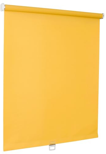 Print Cycero packaging Springrollo - Mittelzugrollo - 180 x 180 cm orange - Lichtdurchlässig Mittelzugrollo, Zugrollo - Tageslicht Schnapprollo - Verdunkelungsrollo - Standard Stoff Rollo