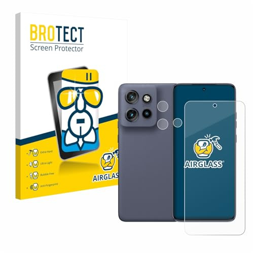 BROTECT Schutzglas für Motorola Edge 60 Neo | (Display+Kamera) Transparenter Displayschutz Made in Germany Schutzfolie Panzer Folie Glas 9H Einfache Montage Clear