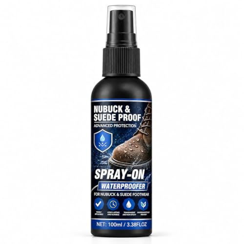 Shoe Protector Spray 100ml Waterproof Spray for Sneakers and Leather | Waterproof Protection, Anti Stain Spray, Sneaker Protection, Leather Care, Rain Repellent, Dust Resistant, Quick Dry Formula