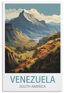 Jigsaw Puzzles for Adults 200,Venezuela South Americas,Jigsaw Puzzles for Adults Educational Game Challenge Toy 200 Pieces Puzzle for Adult Kids 35x25cm