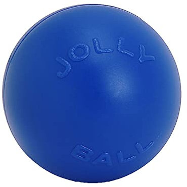 Jolly Pets Push-n-Play Ball Hundespielzeug, 11,4 cm/klein, Blau (345 BL)