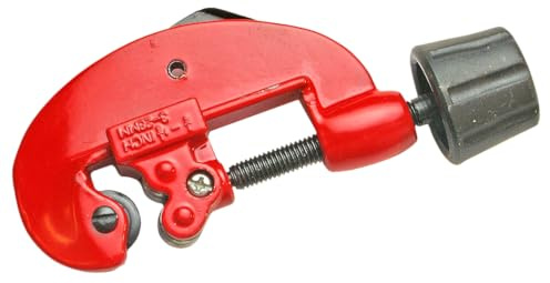 SW-Stahl 24530L Rohrabschneider 3-28 mm - Entgrater für Kupfer & Messing | Profi-Rohrabschneider für Kupfer, Messing und Leichtmetall. Kompakte 90 mm Länge mit integriertem Entgratungsmesser.