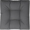 vidaXL Auflage Polster 80x80x10 cm Grau Sitzkissen Stuhlkissen Sitzpolster