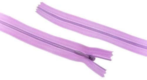 Minerva Crafts Concealed Invisible Closed End Zip 55cm Lilac - Each