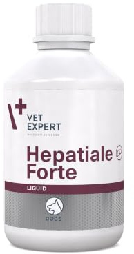 Vet Expert Ergänzungsfuttermittel für Hunde | 250 ml | Unterstützung der Leberfunktion | Mit Mariendistel + Artischocke Hepatiale Forte Liquid