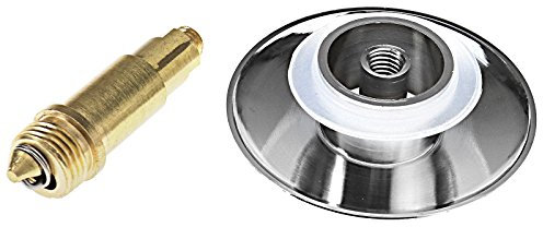 Create idea Bonde Pop-up de Vidage pour Lavabo Clic d'évier du Bassin en Laiton Chromé avec Remplacement des Boulons 66 mm Salle de Bain Baignoire