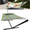 VITA5 Hängematte mit Gestell - Hängematte Outdoor – Garten Pool Balkon Terrasse Indoor Hängematten 2 Personen Hängesessel - Doppelhängematte mit Ständer 200kg Belastbarkeit – Einfache Montage