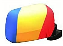 AZ FLAG AUSSENSPIEGEL Flagge RUMÄNIEN 2 stück - RUMÄNISCHE Autospiegelfahne - Spiegel Car Cover spezielle Auto