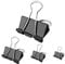 Clips - 100 pcs Binder Clips 4 Sizes Foldback Clips Stationary Paper Clips 15mm 19mm 32mm 51mm
