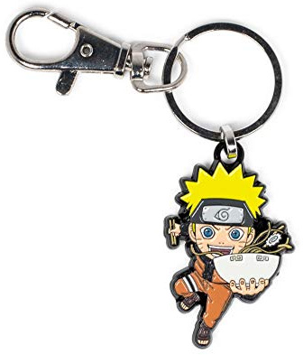 SalesOne LLC Toynk Exclusive Naruto Uzumaki mit Ramen Schale Emaille Anh盲nger Armband | Niedlicher Anime Schl眉sselanh盲nger Zubeh枚r mit b枚rse Charm f眉r Handtasche, b枚rse, Handy