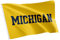 Desert Cactus Flagge 5 der University of Michigan NCAA 100% Polyester für drinnen und draußen, 91 x 152 cm