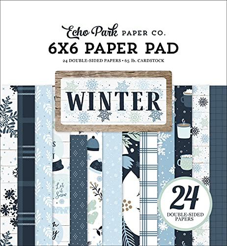 Echo Park Winter 6x6 Inch Paper Pad