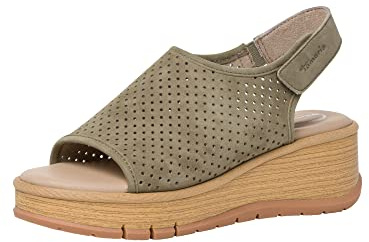 Tamaris Wide FIT Sandale Leder H-Weite