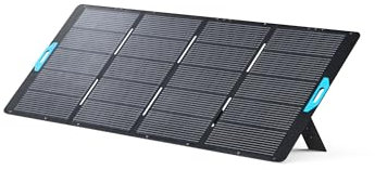 Anker SOLIX PS400 Solar Panel with Adjustable Kickstand, 400W Foldable Portable Solar Charger, IP67 Waterproof, Smart Sunlight Alignment, for Camping, RVs, and Blackouts