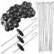Solar Panel Guard Clips,50 Pack 25mm Fastener PanelProof Stainless Steel Clips For Bird Proofing Solar Panels Bird Wire