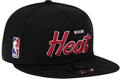 New Era Miami Heat Script Up Edition 9Fifty Snapback Cap