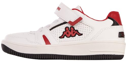 Kappa YELDES K Unisex Kids Sneaker, Weiß, 35 EU