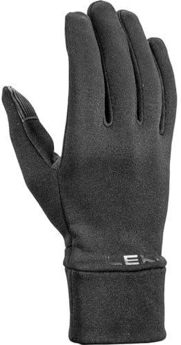 LEKI Unisex-Adult Inner Glove MF Touch 8.5, Black