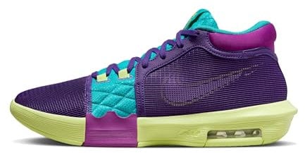 Nike Herren Lebron Witness Viii Basketballschuhe, Field Purple/White-Dusty Cactus, 43 EU