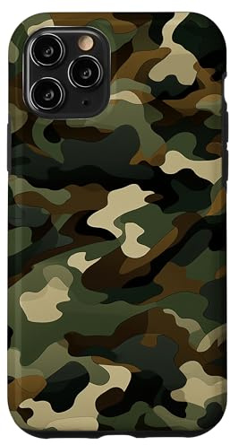 Militär Camouflage Tarnmuster Grünes Camo Muster Hülle für iPhone 11 Pro