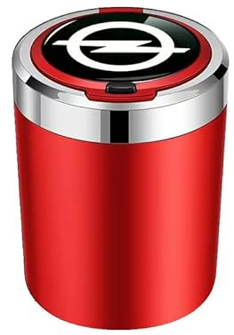Auto Aschenbecher mit Deckel für Opel Astra J GTC, Tragbare Auto Rauchfreien Aschenbecher Up Abnehmbarer Mülleimer Outdoor Camping Zubehör,A