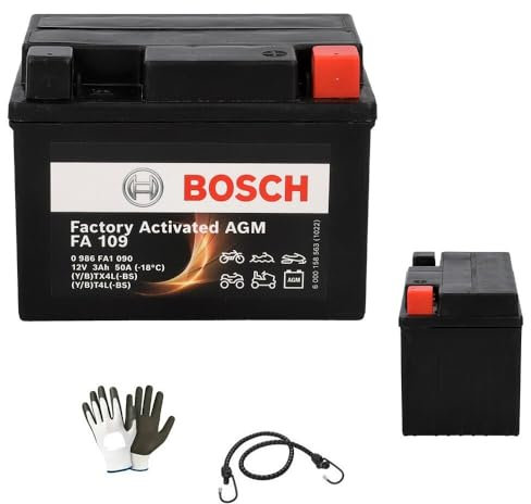 KOMPATIBEL MIT K-TM SXF 4T 250 Jahr 2012 al 2015 YTX4L-BS YT4L-BS FA1090 Batterie GELIEFERT, GELADEN FÜR Gel-SLA-BATTERIEN 3AH 12VOLT 113X70X85CM