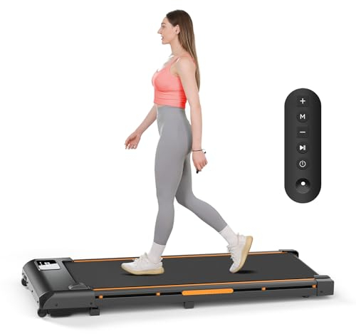 Klappbares Laufband für Zuhause, 5° Neigung, tragbares Laufband, 8 km/h, 2,5 PS Laufunterlage mit Griff, elektrische Laufgeräte für Zuhause mit LED-Display und Getränkehalter