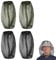 Lot de 4 moustiquaires pour tête de moucheron, moustiquaire pour tête de moucheron, chapeau anti-moustiques, chapeaux anti-moustiques avec filet pour voyage, randonnée, camping, escalade