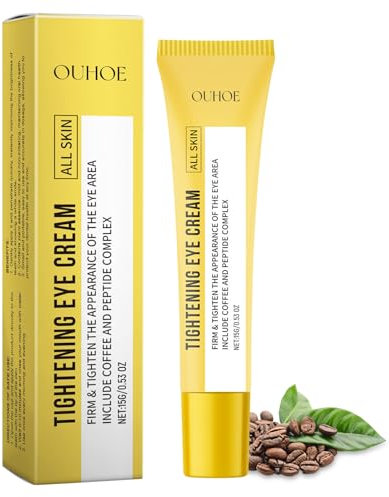 Instant Firm Augencreme, Augencreme gegen Augenringe und Tränensäcke, Instant Firm Eye Tightening Cream, Anti-Aging Augencreme Euchtigkeit, gegen Falten, Schlupflider und Schwellungen