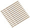 sourcing map 12pcs Jobber Drill Bits 1.5mm (0.059) Black Nitride & Gold Titanium Coated M2 High Speed Steel (HSS) Twist Drill Bits for Stainless Steel Aluminum Alloy Metal