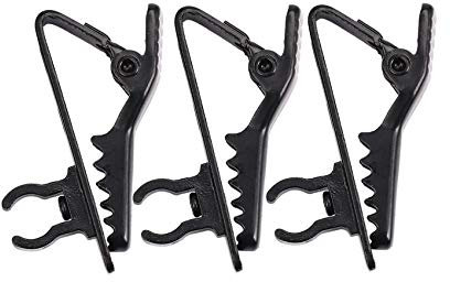 Hxhsgmeh Lot de 3 pinces à cravate pour micro cravate cravate