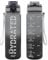 EYQ 500ML Water Bottle, 16oz Leak-Proof Motivational Sports Drinks Bottle with Time Marker, Tritan BPA-Free, Drinking Waterbottles for Fitness, School, Gym, Outdoor Sports