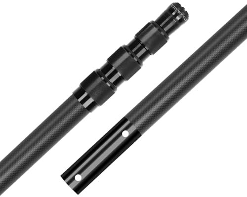 imgokaha Pool Teleskopstange Kohlefaser Für Pool Kescher 3,65m, Poolstange Teleskop von 1,12m bis 3,65m, Handelsübliche Qualität Kescher Pool Teleskop Stange stabil, Poolzubehör, Poolreinigung