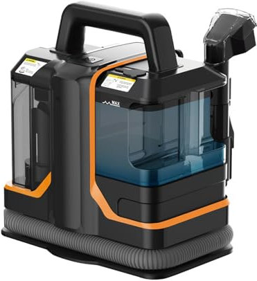 Waschsauger Teppichreiniger, Polsterreiniger Gerät und Nassauger, Kompakter Teppichreiniger, Leistungsstarker 450W Motor, Fleckenreiniger für Teppich, Sofa, Polster, Treppen, Auto
