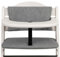 Sitzverkleinerer für Hochstuhl Baby Sitzkissen Stuhl 2-teilig - Kinder Sitzauflage für Hauck und Stokke Kinderhochstuhl High Chair Cover für Treppenhochstuhl und Babystuhl Grau