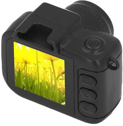 Elprico Schlüsselbundkamera, 1080p Kleine Nostalgie -Retro -Kamera, Tragbarer Mikrovideo -Camcorder, 1,3 -Zoll -Bildschirm Kompakte Digitalkamera für den Outdoor Cycling (64GB)