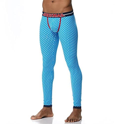 JOCKMAIL Herren Thermounterhose Lang Thermo Unterhosen Herren Baumwolle Leggings mit U-Beutel für Herbst Winter