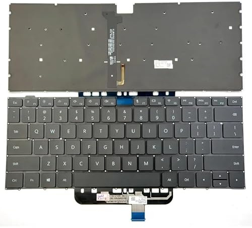 LXCOZED para Huawei MateBook D 14 NBB-WAH9 NbB-WAH9P NbB-WAE9P Nbl-WAQ9R Teclado para portátil con retroiluminación Estadounidense