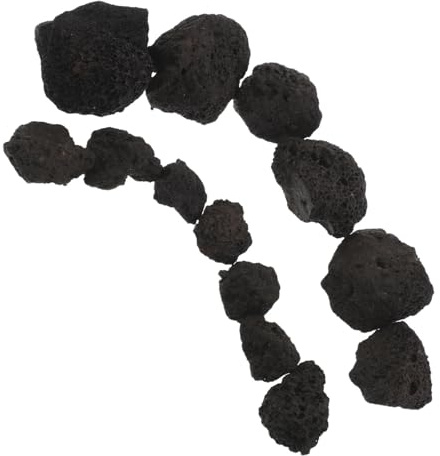 CANIGHT Natürliche Lavasteine 800g für Saunaofen und Dampfbad Schwarzer Vulkanstein zur Form und Texturerhaltung für Massage und Aufgusssteine im Dampfbad