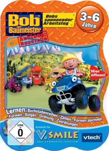 VTech 80-092304 - V.Smile Lernspiel Bob der Baumeister