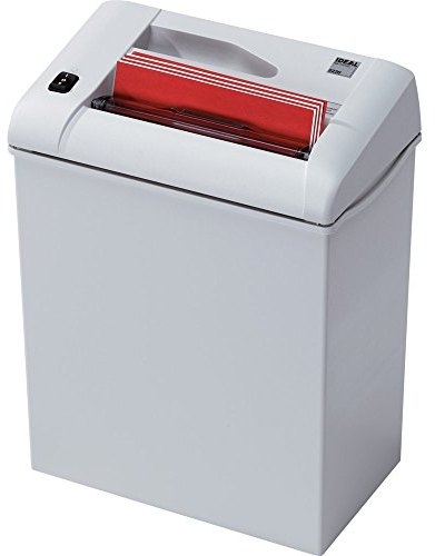 IDEAL 2240 Aktenvernichter, Sicherheitsstufe P-4, Partikelschnitt/Kreuzschnitt 3 x 25 mm, 6 Blatt Kapazität, 20 L Abfallbehälter, DSGVO-konform, vernichtet auch Büro-/Heftklammern